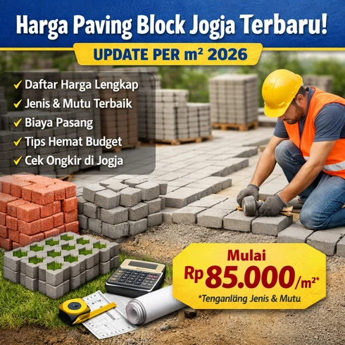 Harga Paving Block Jogja Terbaru : Update Per m² & Tips Hemat